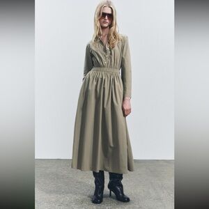 MIDI SHIRT DRESS ZW COLLECTION